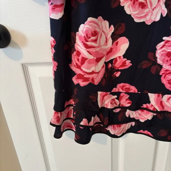 Kate Spade Rambling Roses Ruffle Shift Dress, Medium - Picture 5 of 7